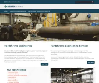 Hardchrome.com.au(Hardchrome Engineering strives to remain at the forefront of materials engineering by combination of investment in new technologies and research and development) Screenshot