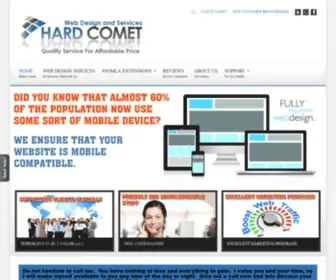 Hardcomet.com(Hardcomet Web Design) Screenshot