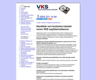 Harddiskverikurtarma.com(Harddisk veri kurtarma hizmeti veren VKS (Veri Kurtarma Servisi)) Screenshot