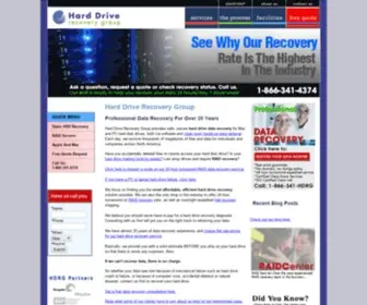 Harddriverecovery.org(Hard Drive Recovery Services and RAID Recovery) Screenshot