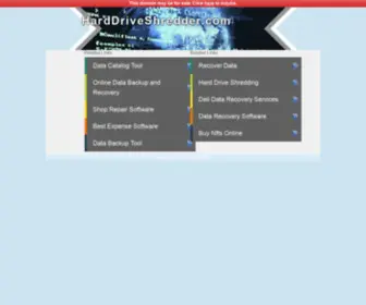 Harddriveshredder.com( where you can shop for all of the Hard Drive Shredder needs. Look for all styles inc) Screenshot
