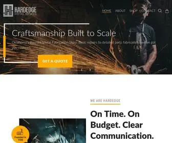 Hardedgemetalworks.com(Create an Ecommerce Website and Sell Online) Screenshot