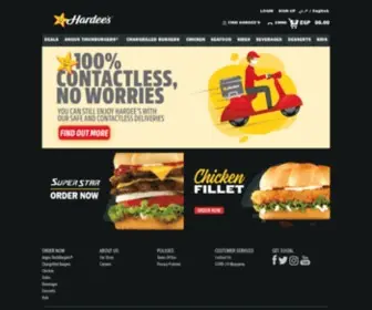 Hardees.com.eg(Hardees-Egypt) Screenshot