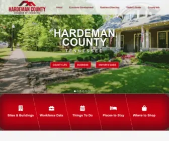 Hardemancountychamber.com(Hardeman County Chamber of Commerce) Screenshot