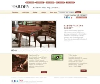 Harden.com(American-made furniture) Screenshot