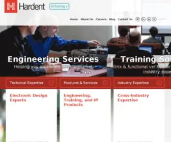 Hardent.com(Hardent is now a part of Rambus) Screenshot