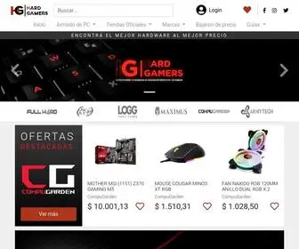 Hardgamers.com.ar(Buscador de hardware para encontrar tu PC Gamer al mejor precio) Screenshot