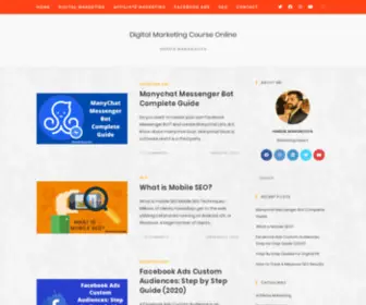 Hardikmangroliya.com(Digital Marketing Course Online) Screenshot