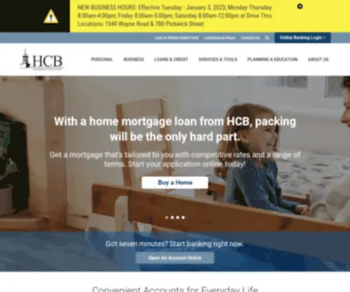 Hardincountybank.com(The Hardin County Bank) Screenshot