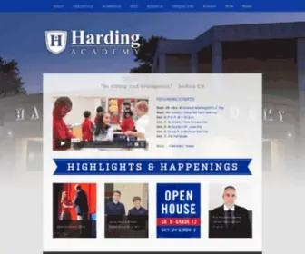 Hardingacademymemphis.org(Harding Academy) Screenshot