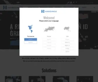 Hardinge.com(Turning, Milling, Grinding & Workholding) Screenshot