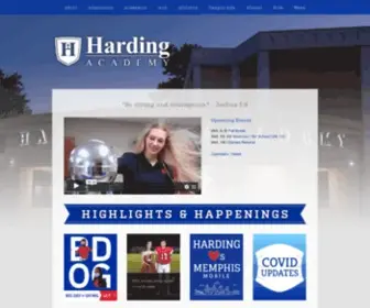 Hardinglions.org(Harding Academy) Screenshot