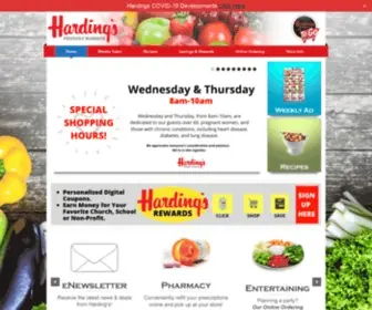 Hardings.com(Harding's Markets) Screenshot