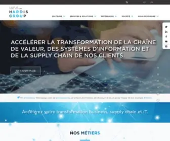 Hardis.fr(Hardis Group) Screenshot