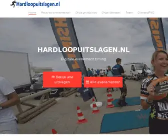 Hardloopuitslagen.nl(Hardloopuitslagen) Screenshot