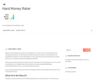 Hardmoneyrater.com(Hardmoneyrater) Screenshot