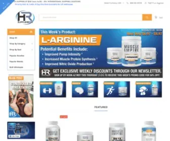 Hardrhino.com(HR Supplements) Screenshot
