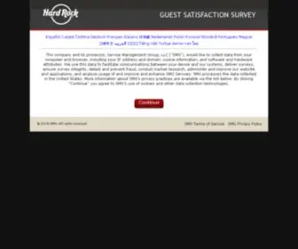 Hardrocksurvey.com(Hard Rock Cafe Guest Satisfaction Survey) Screenshot