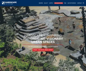 Hardscape.co.uk(Hardscape Inspiring & creating inspirational urban spaces) Screenshot