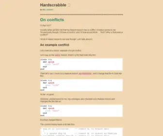 Hardscrabble.net(Hardscrabble) Screenshot