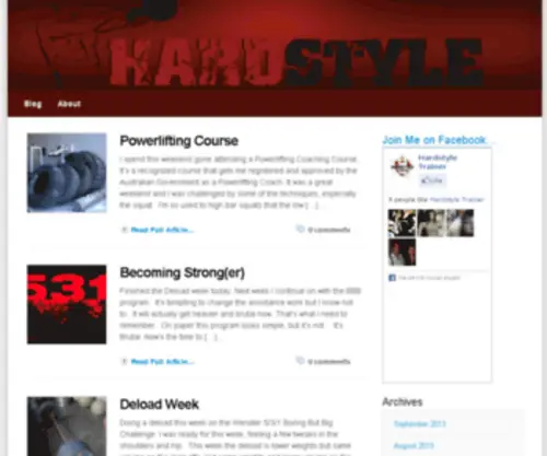 Hardstyletrainer.com(Hardstyle Trainer) Screenshot