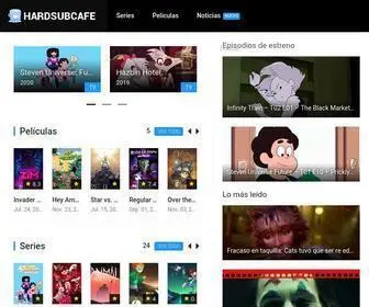 Hardsubcafe.net(Animaciones, series online y cortos subtitulados) Screenshot