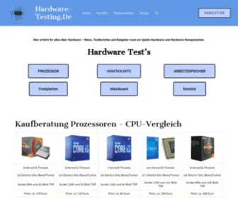 Hardware-Testing.de(Hardware Testing) Screenshot