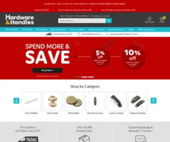 Hardwareandhandles.co.uk(Door Furniture & Associated Accessories at Market Leading Prices) Screenshot