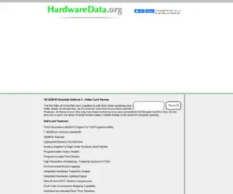 Hardwaredata.org(Download drivers) Screenshot