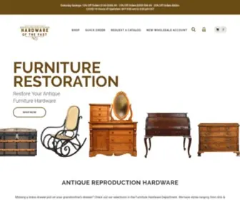 Hardwareofthepast.com(Antique Reproduction Furniture Hardware) Screenshot
