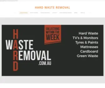 Hardwasteremoval.com.au(HARD WASTE REMOVAL) Screenshot