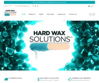 Hardwaxsolutions.com(Hard Wax Solutions) Screenshot