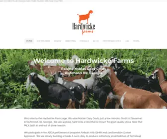 Hardwickefarms.com(Hardwicke FarmsSouth Georgia Dairy Goats) Screenshot