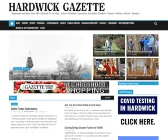 Hardwickgazette.com(The Hardwick Gazette) Screenshot