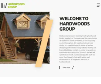 Hardwoodsgroup.com(Hardwood Timber Suppliers of European Oak) Screenshot