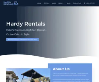 Hardyrentals.com(Hardy Rentals) Screenshot