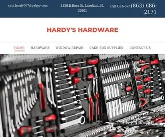 Hardyshardwarefl.com(Hardware Store) Screenshot