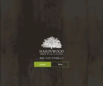 Hardywood.com(Hardywood) Screenshot