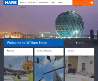 Hare.com(The William Hare Group) Screenshot