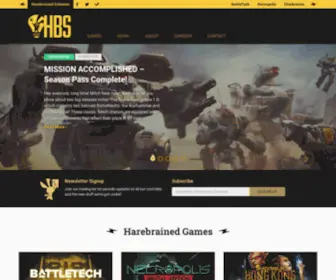 Harebrained-Schemes.com(Harebrained Schemes) Screenshot