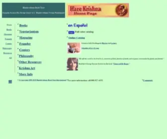 Harekrishna.com(Hare Krishna) Screenshot