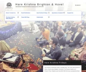 Harekrishnabrighton.com(Hare Krishna Brighton) Screenshot