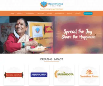 Harekrishnacharities.org(Hare Krishna Charities) Screenshot