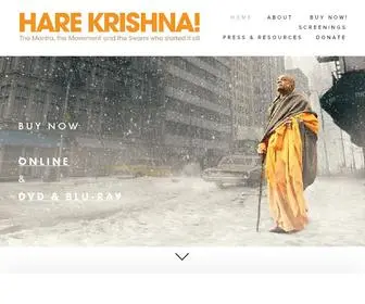 Harekrishnathefilm.com(Hare Krishna) Screenshot