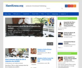 Harekrsna.org(Authentic Devotional Publishing) Screenshot