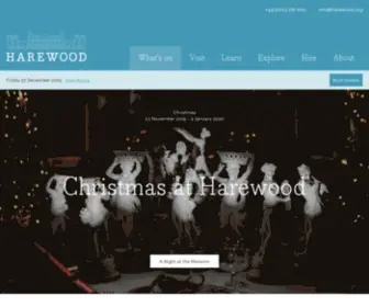 Harewood.org(Enjoy great family days out and unique art exhibitions in one of Englands best historic houses) Screenshot