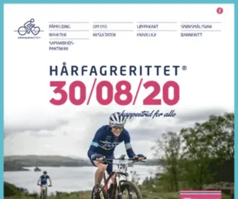 Harfagrerittet.no(Hårfagrerittet) Screenshot