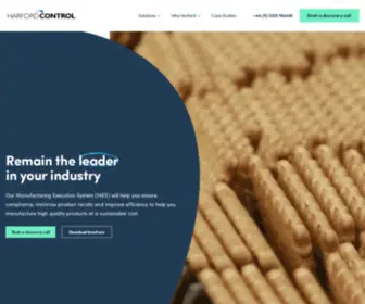 Harfordcontrol.com(Harford Control MES) Screenshot