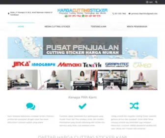 Hargacuttingsticker.com(HARGA CUTTING STICKER HARGA MURAH JINKA) Screenshot