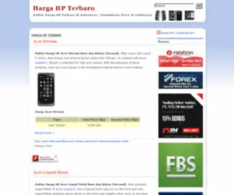 Hargahpterbaru.com(Harga) Screenshot